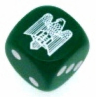 Italian logo dice