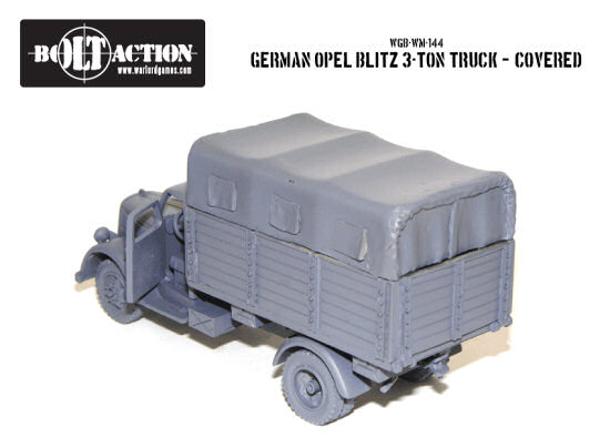 Back view of the Bolt Action Opel Blitz
