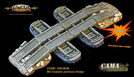 15mm M2 modular pontoon bridge (US)