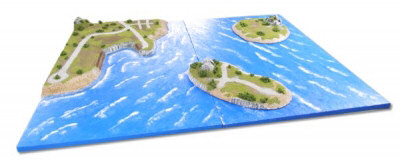 Seaboard with isles