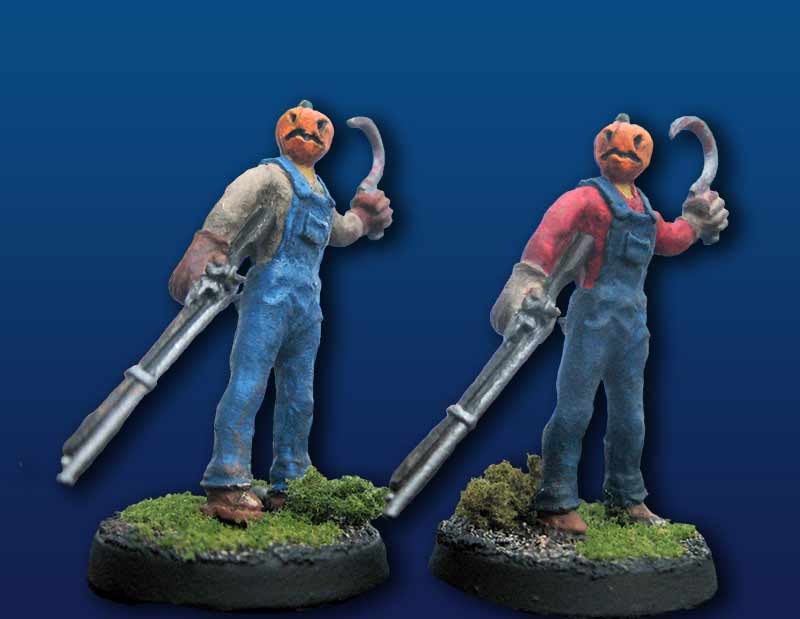 Assault Rifle Scarecrows