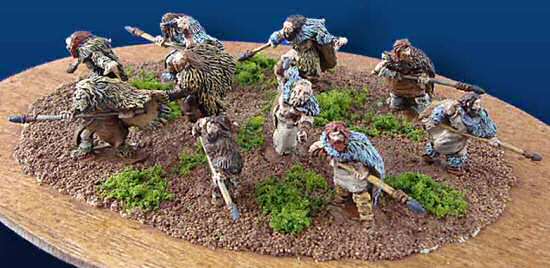 Set of 10 Neanderthal Hunters in 15mm