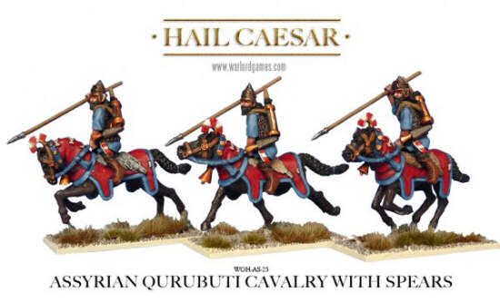 Assyrian Qurubuti cavalry with spears
