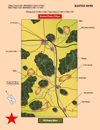 Fulda Gap 1949 map