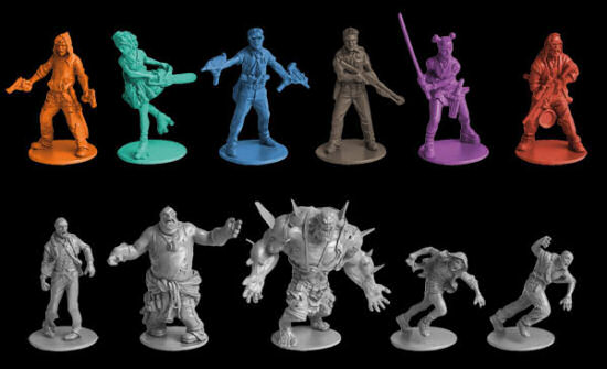 Zombicide miniatures