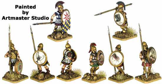 Montage of painted miniatures