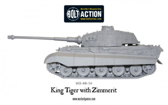 King Tiger with zimmerit