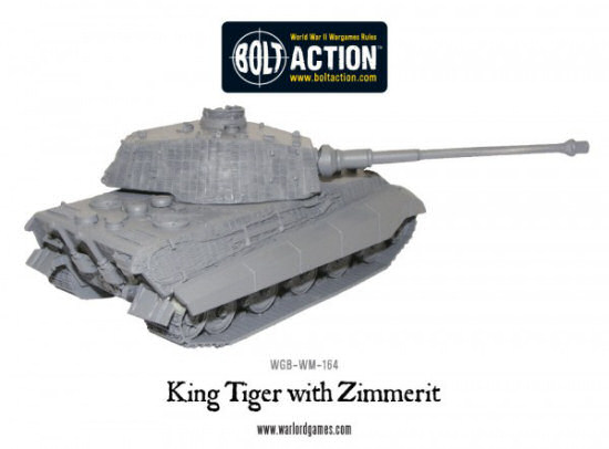 King Tiger with zimmerit