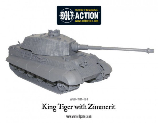 King Tiger with zimmerit