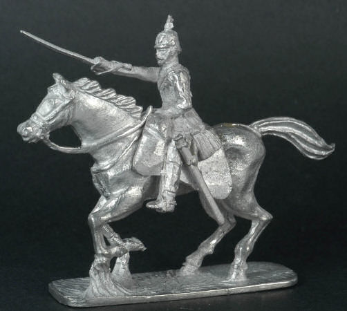 FPPM15 (2) - Prussian dragoon, officer charging