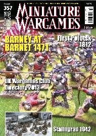 MINIATURE WARGAMES: #357 January 2013