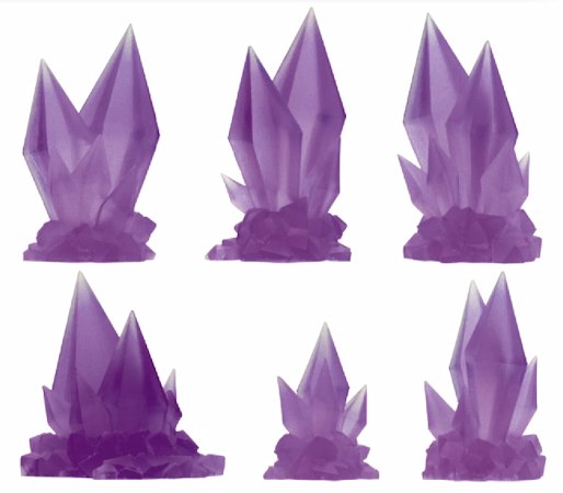 Energon Crystals Battlefield in a Box contents