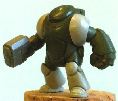 Grymm Power Armor Trooper work-in-progress