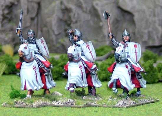 Livonians with hand weapons