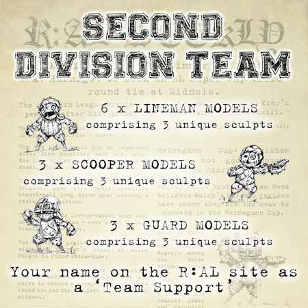 2nd Division League Team