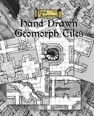 [TMP] Inked Adventures Releases Hand-Drawn Geomorph Tiles