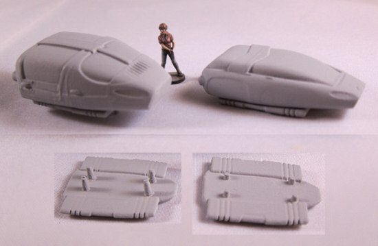 Khurasan 15mm sci-fi cars with grav drives
