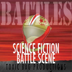 Science Fiction Battle Scene