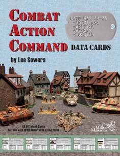 COMBAT ACTION COMMAND: 44 Late War Data Cards 1944-1945
