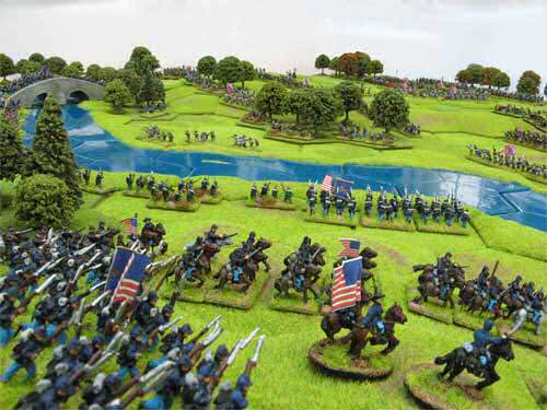 Battle of Antietam using Kallistra's ACW range on Hexon terrain