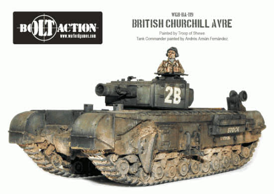 Churchill AVRE petard