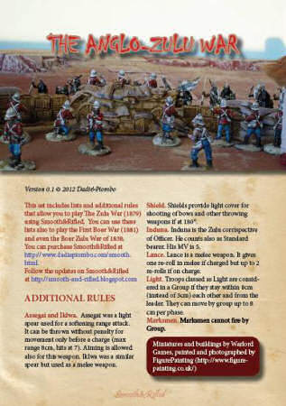 Anglo-Zulu War supplement