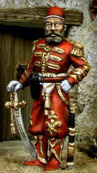 28mm Egyptian Major from the Maximillian Adventure line