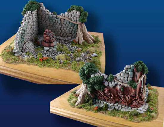 Ancient Saurian Palace Wall Ruin