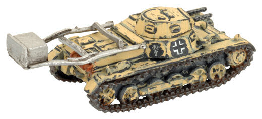 Destruction charge on a Panzer I