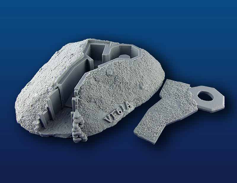 German TobrukVF61a 5cm Mortar Bunker