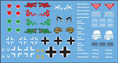 German Walker decals
