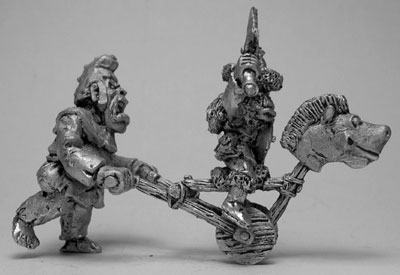 Orc Riding Hobby Horse