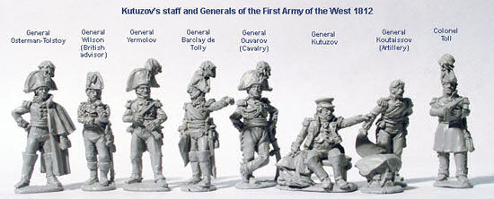 RN 1 High Command on foot, 1812