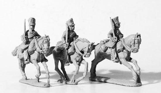 PN 47 - Dragoons, swords shouldered, galloping