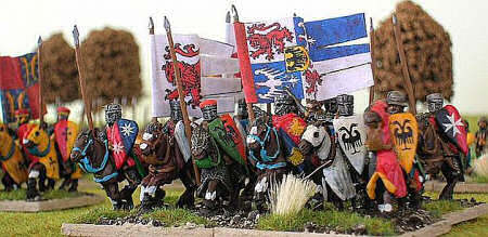 Charging knights