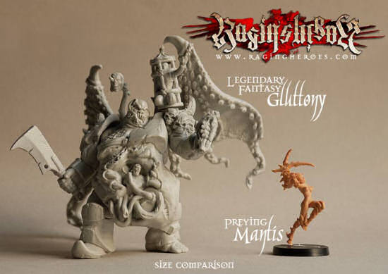 Legendary Gluttony (left) and Preying Mantis