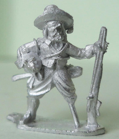 Matchlock's 15mm One-Legged Musketeer Carrying Pig