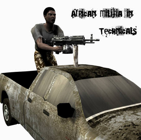 African Militia Technicals