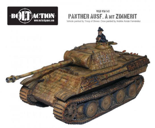 Panther ausf A mit zimmerit