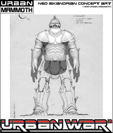 Neo-Iskandrian Powered Armour 3D Sculpt WIP 2
