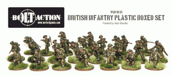 Plastic British Infantry