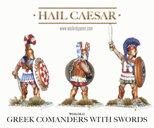 Greek Commanders with swords