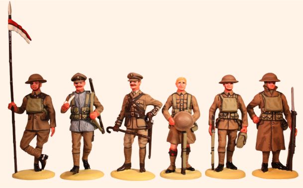 The First World War The British Army 1914-1918, 54mm Model Soldiers