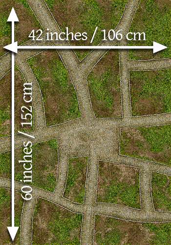 Cobblestone Streets Map