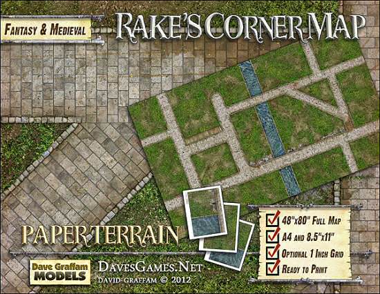 Rake's Corner Map