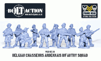 Belgian Chasseurs Ardennais squad