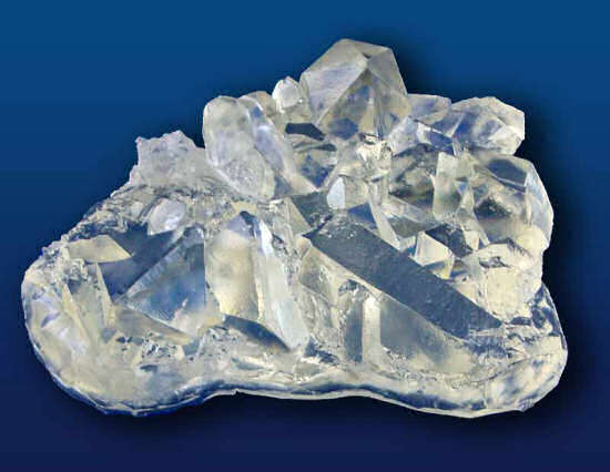 Large Clear Multi Crystal Formation