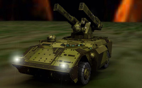 Hybrid Gun Carriage
