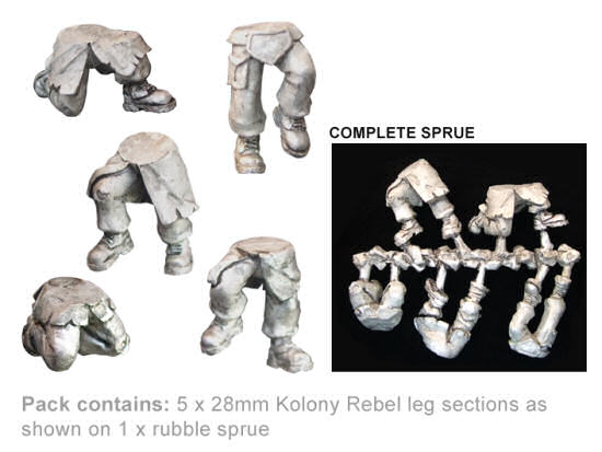 Kolony Rebel Leg Sprue #2