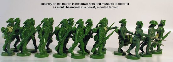 Infantry on the march greens